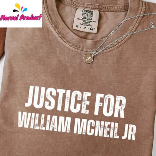 Justice for William McNeil Jr Anti-Racism Protest  Shirt - Image 2