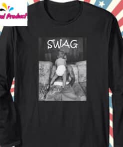 Justin Bieber SWAG Shirt Long Sleeve Black