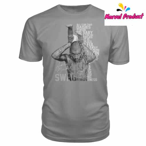 Justin Bieber Swag Song Titles Graphic Shirt - Image 4