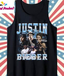 Justin Bieber Tank Top Black