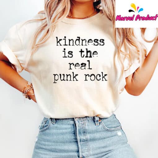 Kindness is The Real Punk Rock Shirt - Image 2