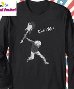 Kurt Cobain Long Sleeve Black