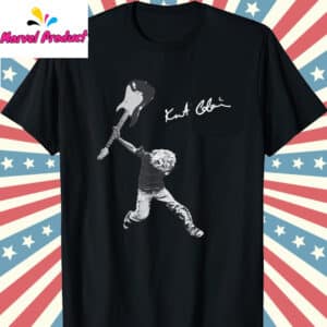 Kurt Cobain T Shirt Black