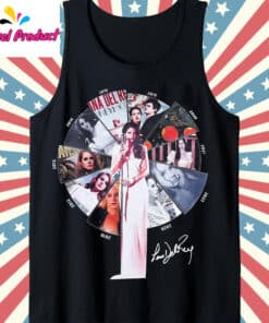 Lana Del Rey fan Tank Top Black 1