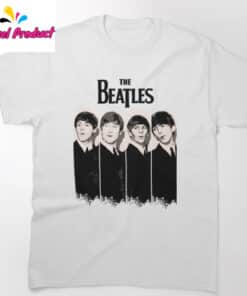 Legendary The Beatles Band Members Retro T Shirt 1