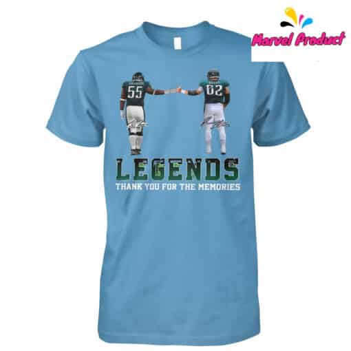Legends Thank You For The Memories Philadelphia Eagles Shirt - Image 2
