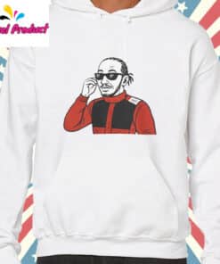 Lewis Hamilton Hoodie White