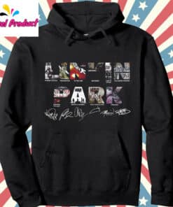 Linkin Park Album Covers Signatures Fan Hoodie Black