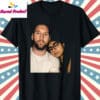 Lionel Messi and Mia Khalifa Graphic T Shirt Black