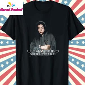 Lorde Ultrasound Tour 2025 T Shirt Black