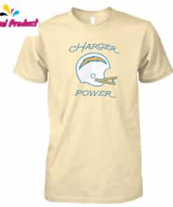 Los Angeles Football Chargers Power Tri Blend Shirt3