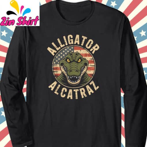 Meme Alligator Alcatraz T shirt - Image 3