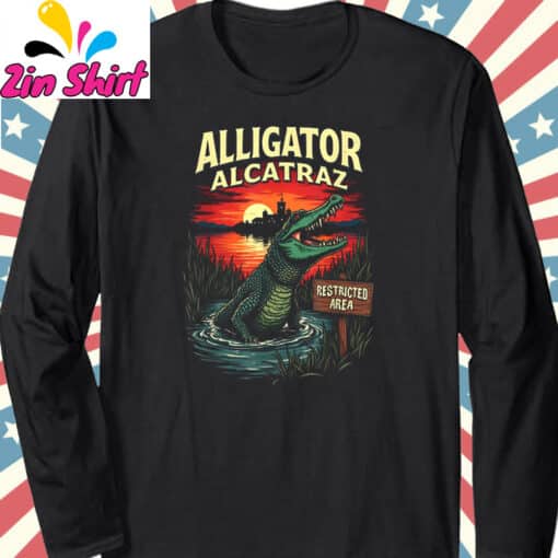 Meme Alligator Alcatraz shirt - Image 3