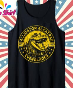 Meme Vintage Alligator Alcatraz shirt Tank Top
