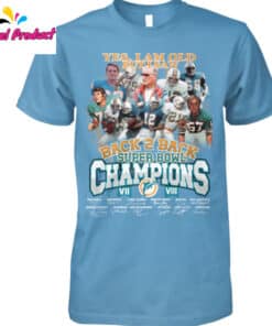 Miami Dolphins Back 2 Back Super Bowl Champions Shirt2