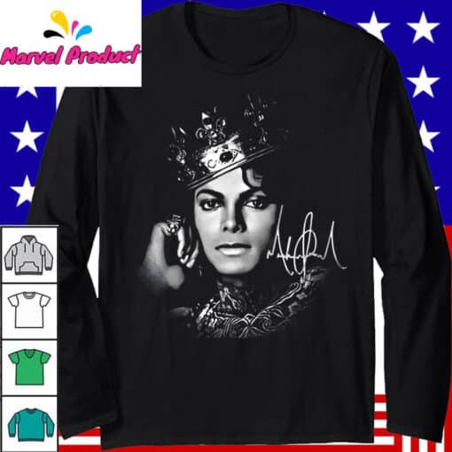 Michael Jackson King of Pop Crown Shirt - Image 2