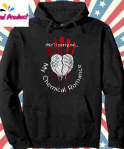 My Chemical Romance Well Carry On Heart Graphic Shirt Hoodie