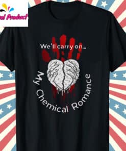 My Chemical Romance We'll Carry On Heart Graphic Shirt