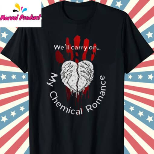 My Chemical Romance We'll Carry On Heart Graphic Shirt