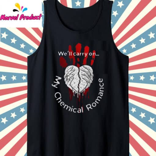 My Chemical Romance We'll Carry On Heart Graphic Shirt - Image 2