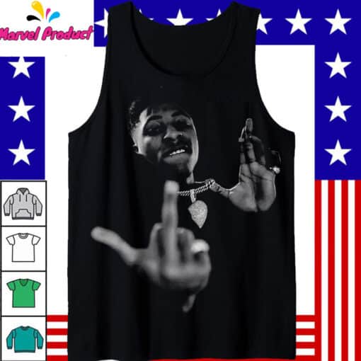 Styled NBA Youngboy Middle Finger Shirt