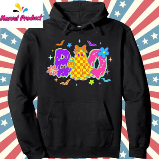 Neon Halloween Ghost Shirt - Image 2