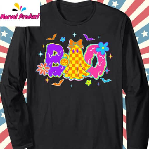 Neon Halloween Ghost Shirt - Image 3