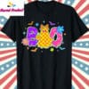 Neon Halloween Ghost Shirt T Shirt Black