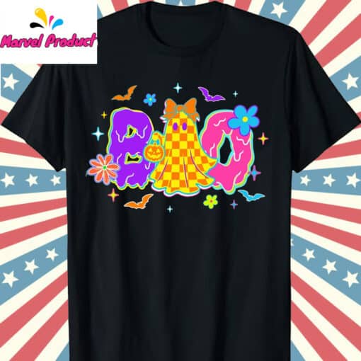 Neon Halloween Ghost Shirt