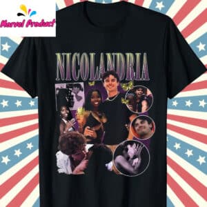 Nicolandria Shirt Gift for Fans T Shirt Black
