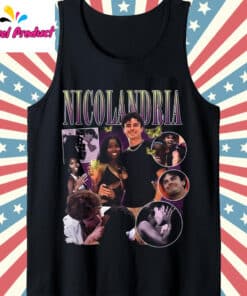 Nicolandria Shirt Gift for Fans Tank Top Black