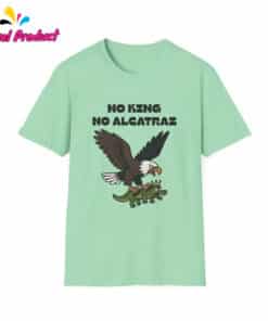No Kings No Alligator Alcatraz T Shirt 1