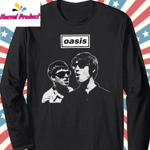 Oasis Band Members Graphic Fan Shirt - Image 4