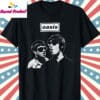 Oasis Band Members Graphic Fan T Shirt Black