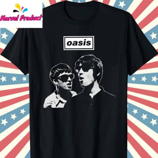 Oasis Band Members Graphic Fan Shirt