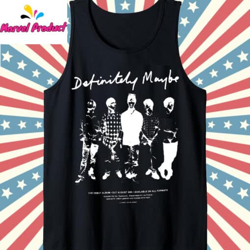 Oasis Definitely Maybe Album Back Print Fan Shirt - Image 4