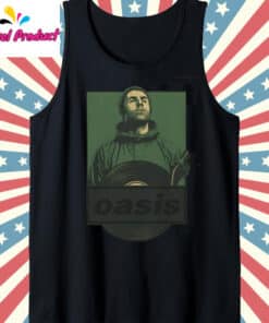 Oasis Liam Vinyl Hoodie Tank Top