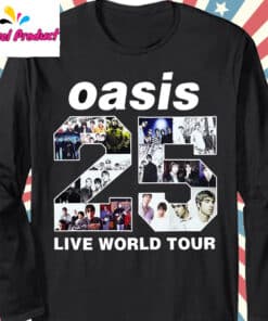 Oasis Reunion Tour 2025 Long Sleeve Black