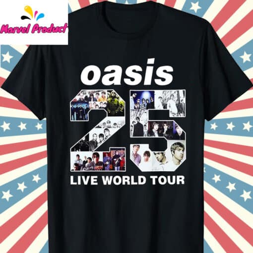 Oasis Reunion Tour 2025 Shirt