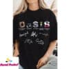 Oasis Song Titles Signatures Fan Shirt