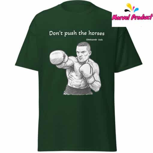 Oleksandr Usyk Boxing "Don't Push the Horses" Shirt - Image 3