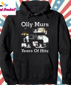 Olly Murs 15 Years of Hits Photo Collage Fan Hoodie Black