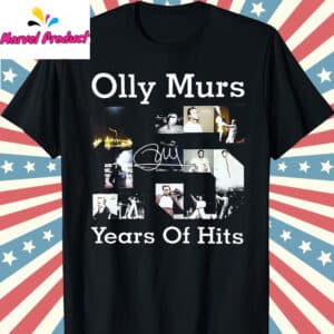 Olly Murs 15 Years of Hits Photo Collage Fan T Shirt Black