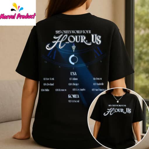Oneus World Tour Hour Us 2025 Shirt
