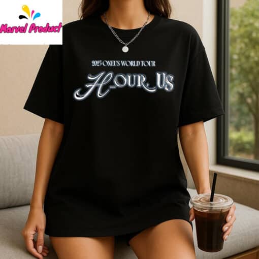 Oneus World Tour Hour Us 2025 Shirt - Image 4