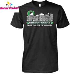 Oregon Ducks Football Legends Thank You For The Memories Shirt