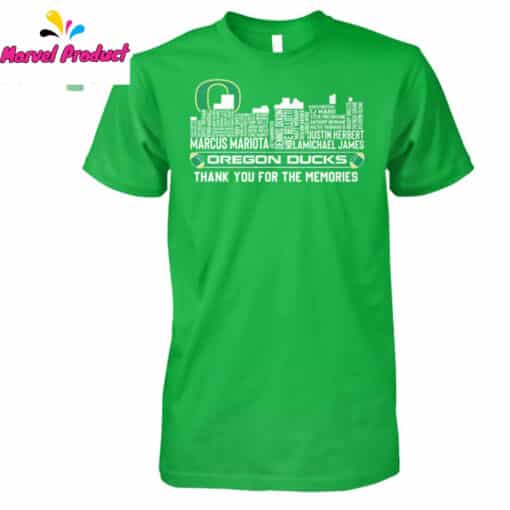 Oregon Ducks Football Legends Thank You For The Memories Shirt - Image 2