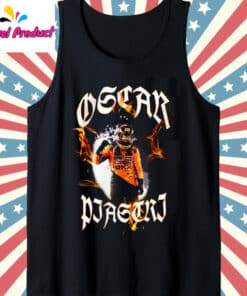 Oscar Piastri F1 Fan Tank Top Black
