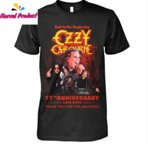 Ozzy Osbourne 77th Anniversary 1948 2025 Shirt