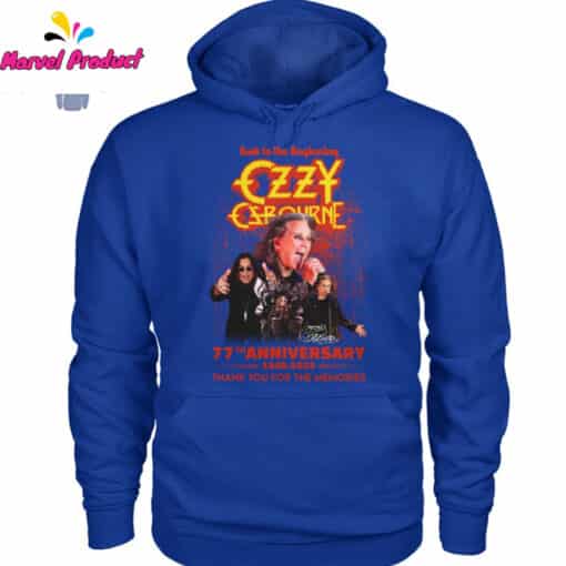 Ozzy Osbourne 77th Anniversary 1948-2025 Shirt - Image 3